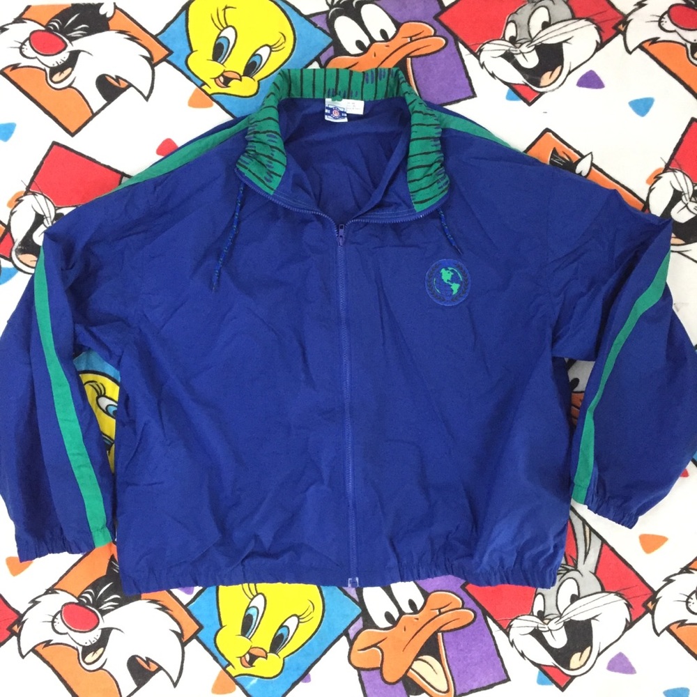 Vtg 90’s Earth nylon Jacket